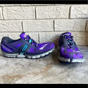 BROOKS Pure Cadence Women's Size 9.5  Purple Gray Low Top Running Sneaker Shoes